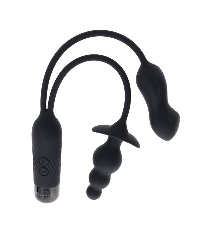 Gender X Evolved Novelties - Double My Pleasure - Zwart