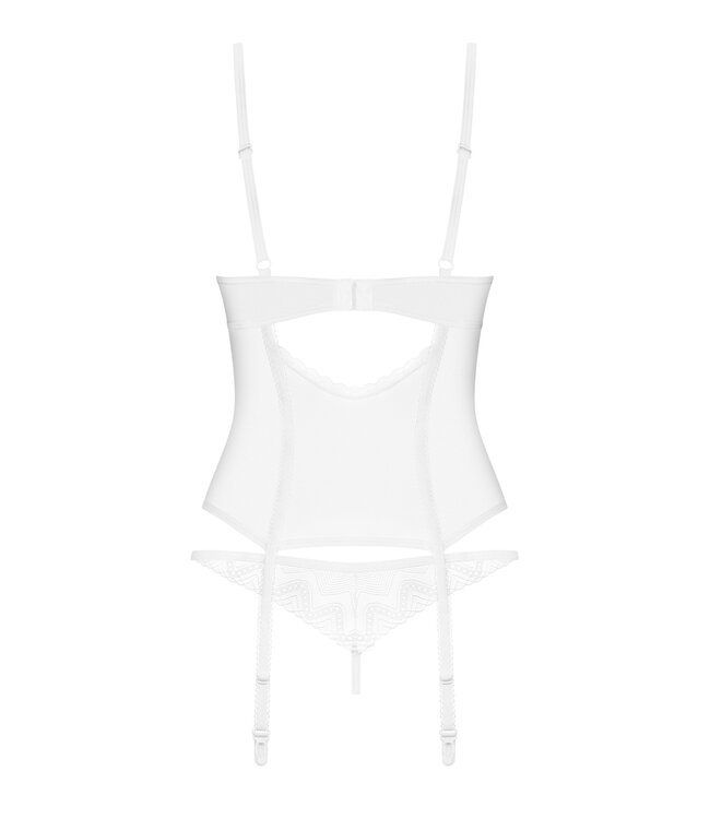 Obsessive Obsessive - Alissium Korset en String - Wit