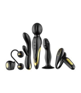 Rimba Pretty Love - Queens Luxury Collection - Vibrator - Afgewerkt met 18K Goud - Zwart