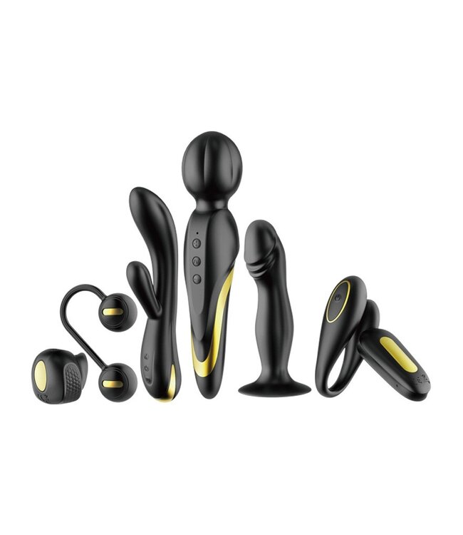 Rimba Pretty Love - Queens Luxury Collection - Vibrator - Afgewerkt met 18K Goud - Zwart