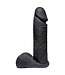 Doc Johnson Doc Johnson - VacULock CodeBlack Ultraskyn Dildo - Zwart