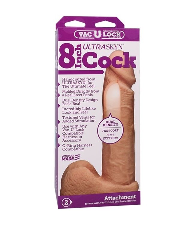 Doc Johnson Doc Johnson - VacULock 19 cm ULTRASKYN Cock & Balls