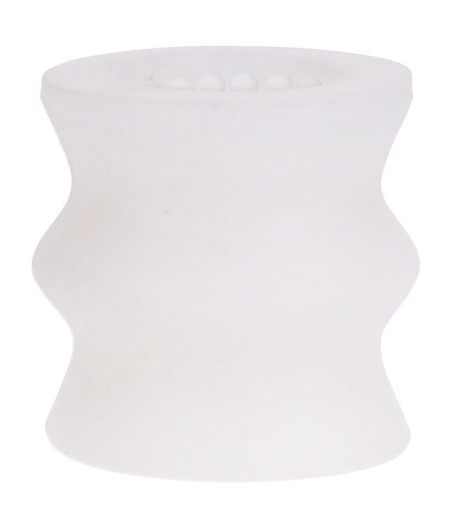 Doc Johnson Doc Johnson - GoodHead Glow Helping Head Siliconen - Wit