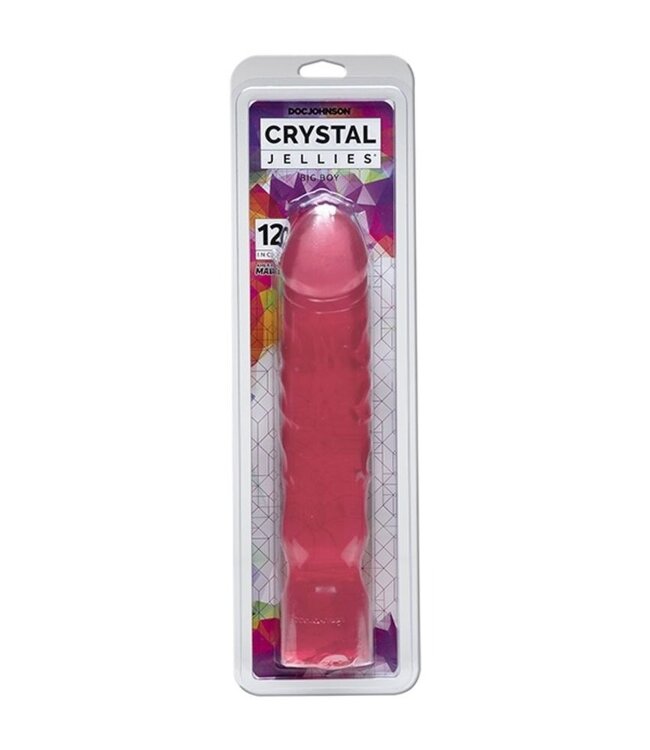 Doc Johnson Doc Johnson - Crystal Jellies Big Boy - Roze