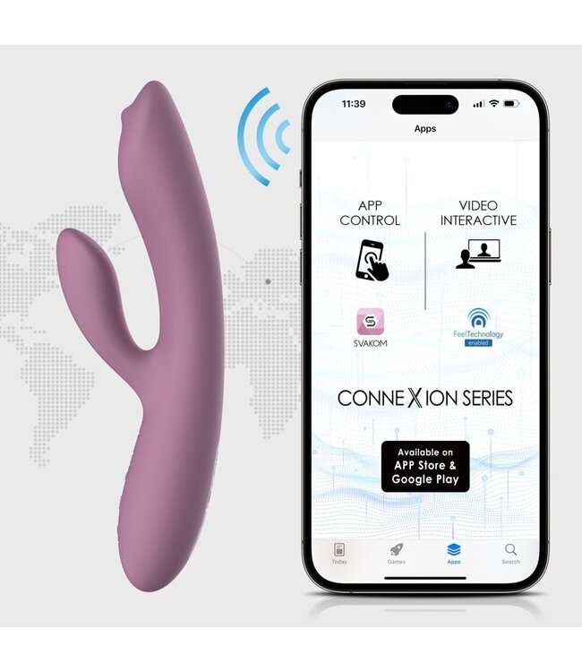Svakom SVAKOM - Trysta Neo Rabbit G-spot Vibrator - Roze