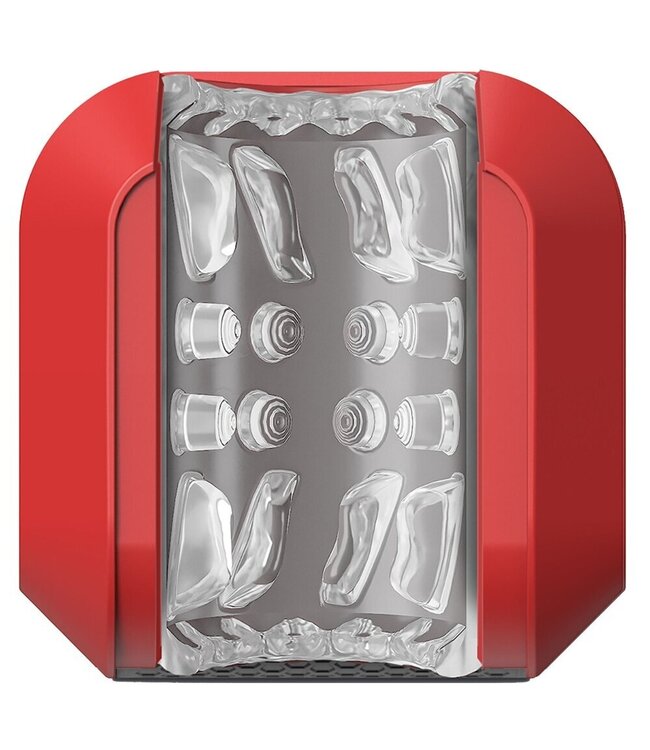 M For Men Blush Novelties - SlamBox Masturbator - Rood/Zwart