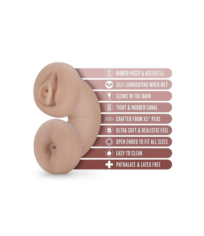 Blush Blush - Tasha Glow in the Dark Masturbator Sleeve - Beige