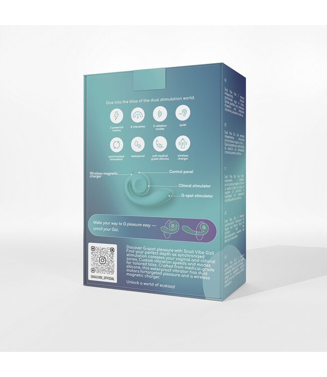 SVibe Snail Vibe Gizi Vibrator - Turquoise