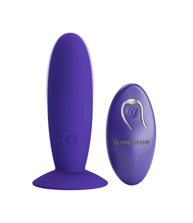 Rimba Pretty Love - Murray-Youth - Vibrerende Buttplug met Afstandsbediening - Paars