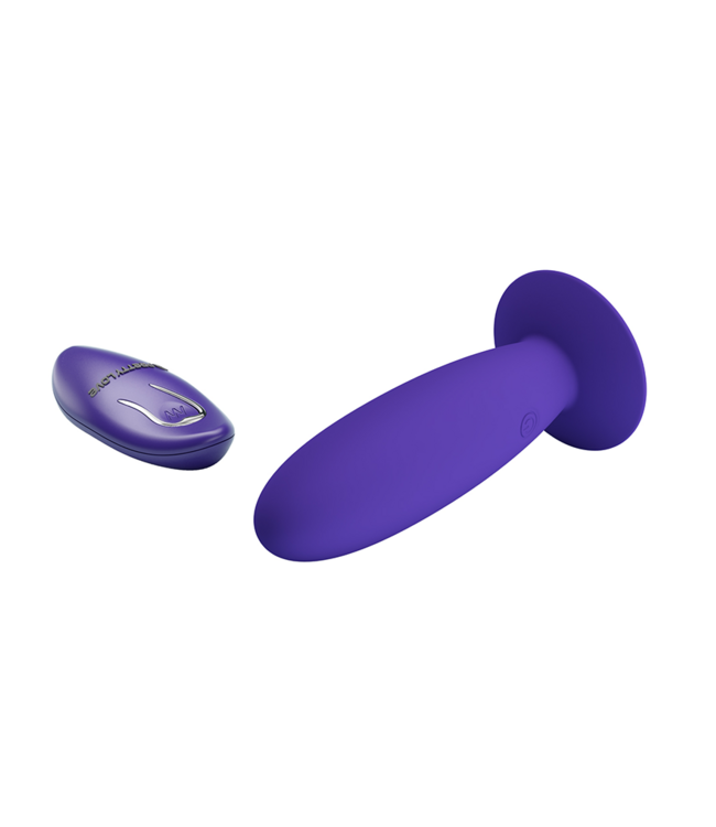 Rimba Pretty Love - Murray-Youth - Vibrerende Buttplug met Afstandsbediening - Paars