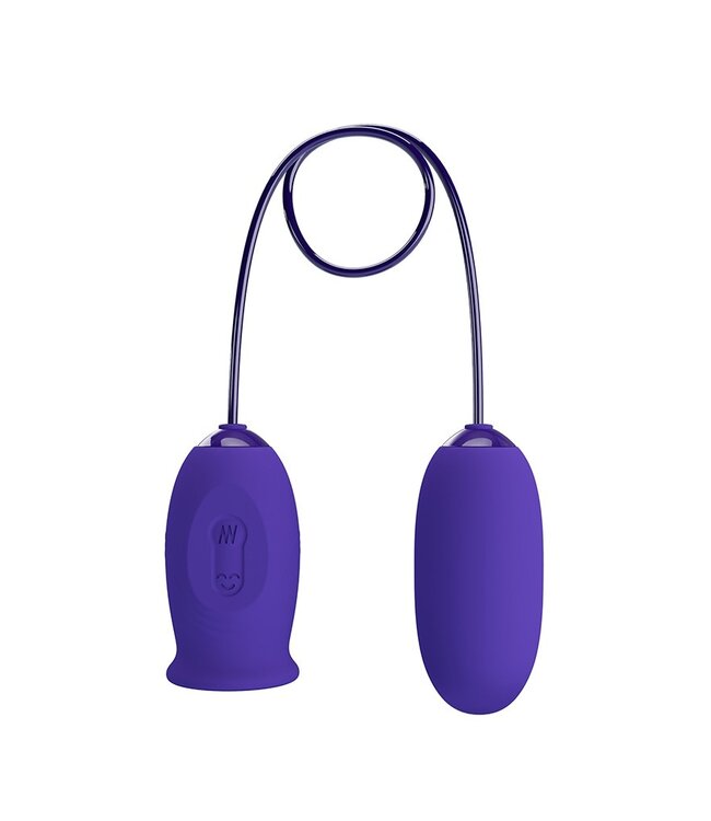 Rimba Pretty Love - Daisy-Youth - 2 in 1 Clit Likker en Vibrerend Eitje - Paars