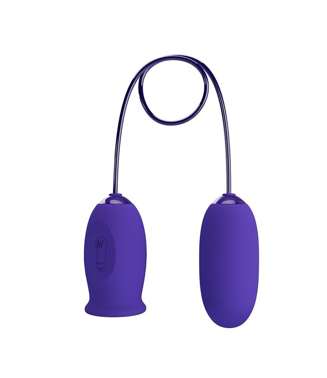 Rimba Pretty Love - Daisy-Youth - 2 in 1 Clit Likker en Vibrerend Eitje - Paars