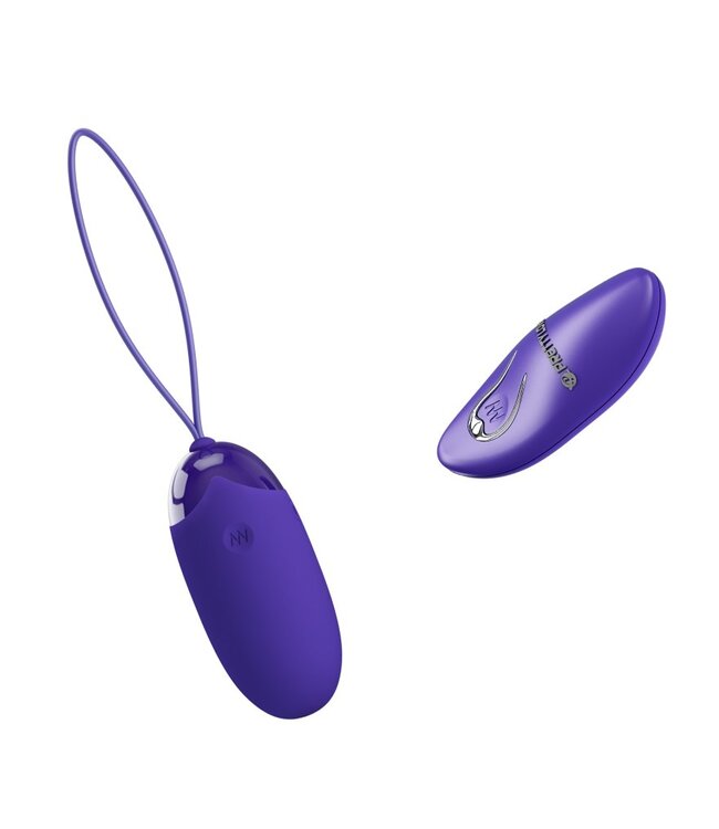 Rimba Pretty Love - Berger-Youth - Ei-vibrator met afstandsbediening - Blauw