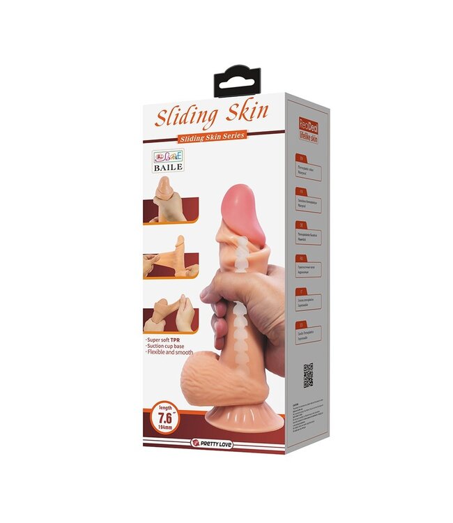 Rimba Pretty Love - Duvall - Sliding Skin 19.4 cm (Ø 4.2 cm) - Nude