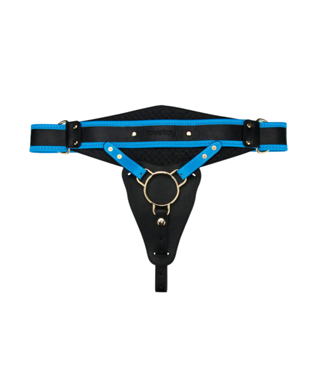 Rimba LoveToy - Ingen - Vibrating Enhanced Strap-on Set 8"/ 20 cm - Maat L/XL/2XL - Nude