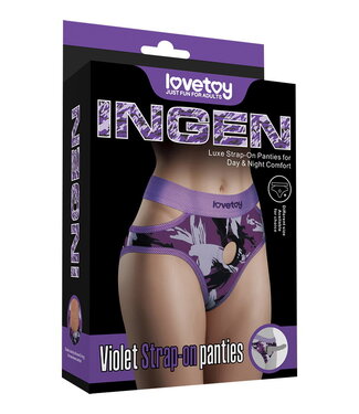 Rimba LoveToy - Ingen - Violet Strap-on Slipje Maat M/L - Paars