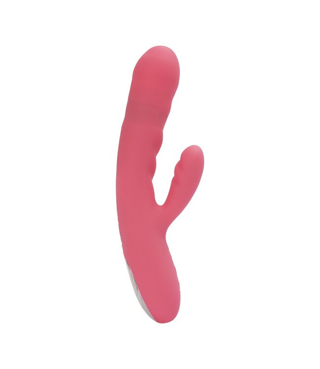 Svakom SVAKOM - Avery Thrusting Rabbit Vibrator - Aardbei Roze