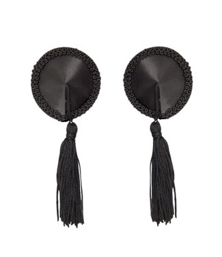 Kinky Diva Satin Nipple Covers with Tassel