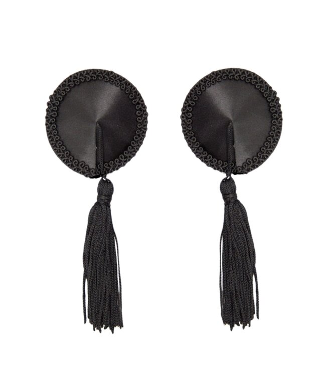 Kinky Diva Satin Nipple Covers with Tassel