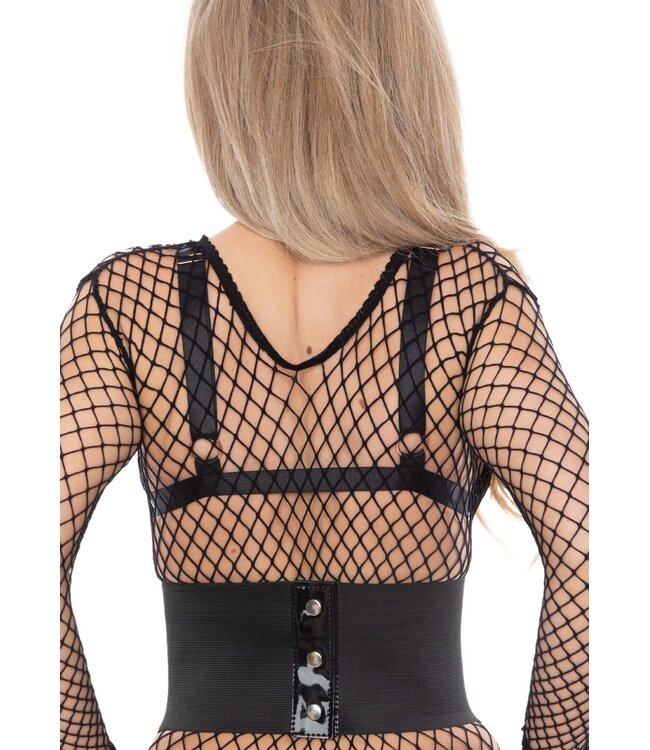 Kinky Diva PVC Front Waist Cincher