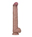 Rimba LoveToy - Nature Cock - 14,5" Dual Layered Bendable Cock XXL - Nude