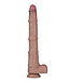 Rimba LoveToy - Nature Cock - 16" Dual Layered Bendable Cock XXL -Nude
