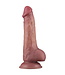 Rimba LoveToy - Power Cock 21,5 cm - Vibrerend Dual Desinty - Nude