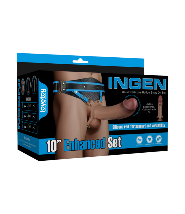 Rimba LoveToy - Ingen 25,5cm - Enchanced Set XS/S/M - Nude