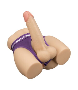 Rimba LoveToy - Streetgirl's 14 met buigbare dildo - Nude