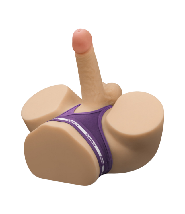 Rimba LoveToy - Streetgirl's 17 met buigbare dildo - Nude