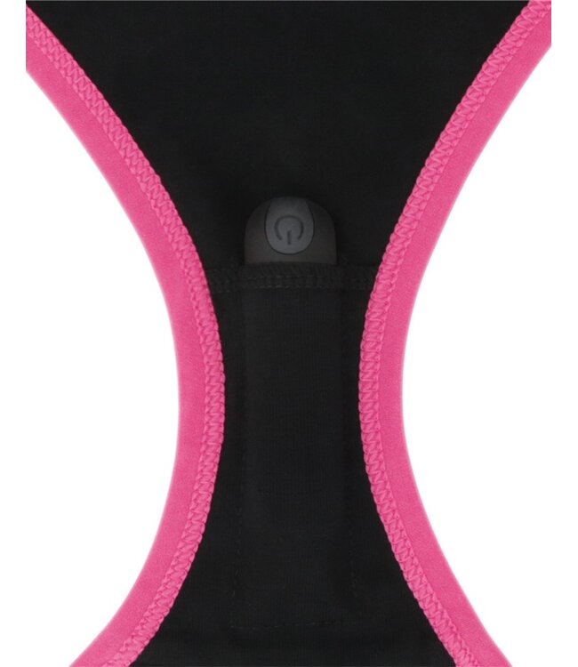 Rimba LoveToy - Slut - Bedrukte vibrerende sexy slip - Zwart