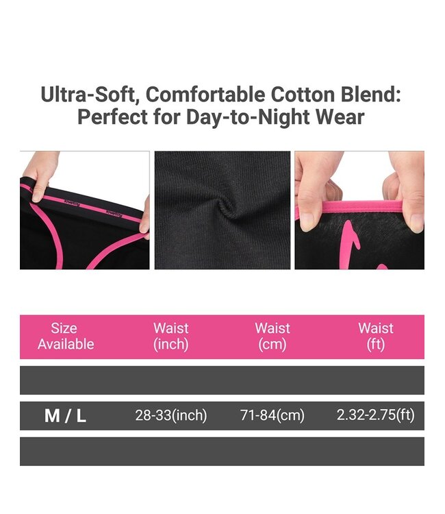 Rimba LoveToy - Slut - Bedrukte vibrerende sexy slip - Zwart