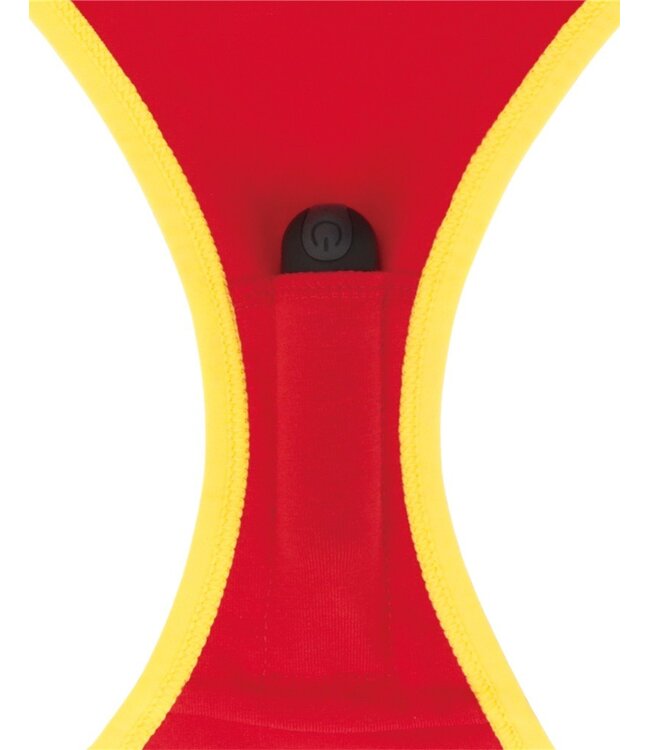 Rimba LoveToy - Fuck - Bedrukte vibrerende sexy slip - Rood