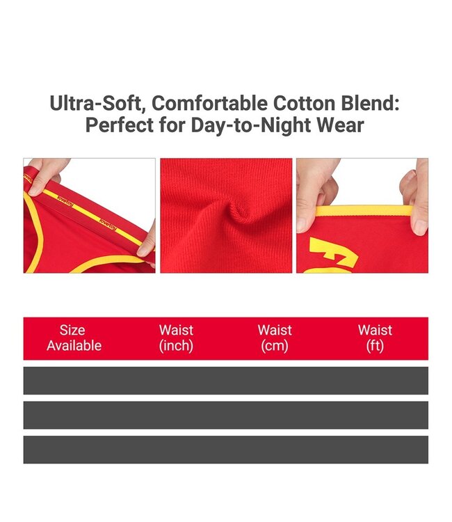 Rimba LoveToy - Fuck - Bedrukte vibrerende sexy slip - Rood