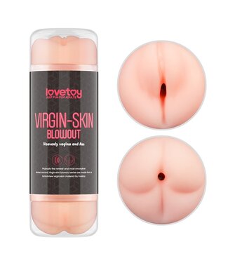 Rimba LoveToy - Virgin-Skin Blowout Double Side Stroker - Vagina and Ass