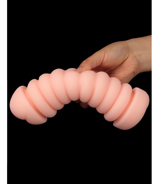 Rimba LoveToy - Virgin-Skin Blowout Double Side Stroker - Vagina and Ass