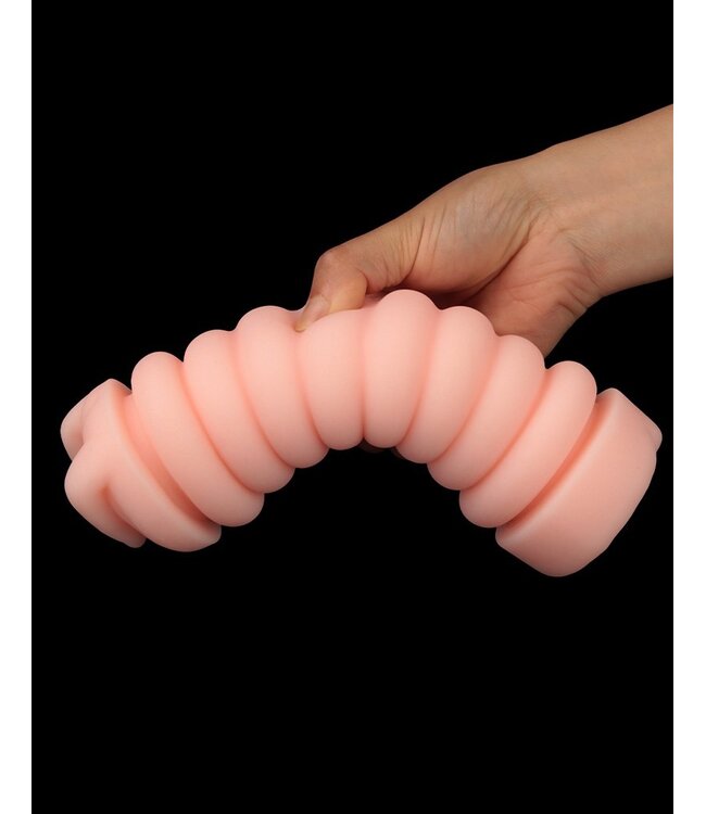 Rimba LoveToy - Virgin-Skin Blowout Double Side Stroker - Vagina and Anus