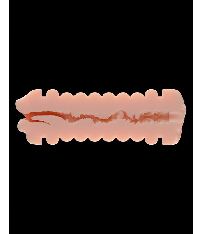 Rimba LoveToy - Virgin-Skin Blowout Double Side Stroker - Vagina and Mouth