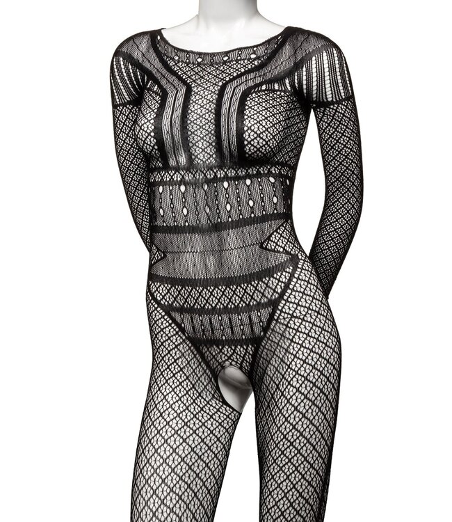 CalExotics Scandal Plus Size Full Length Lace Body Suit