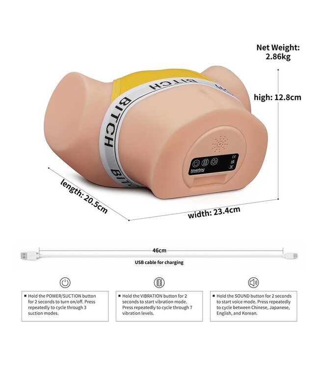 Rimba LoveToy - Streetgirl's Sensation Pulse - Huidskleur