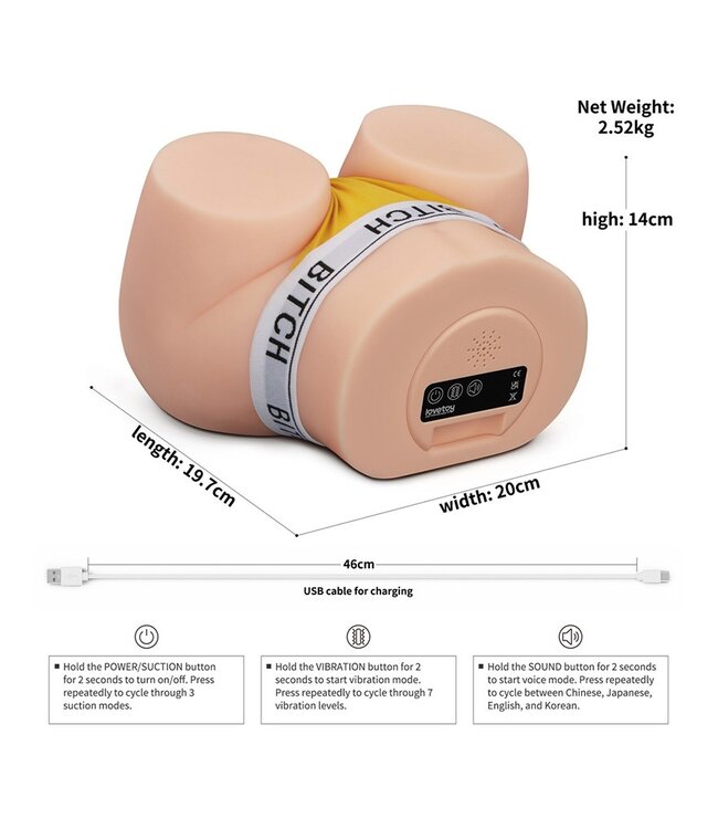 Rimba LoveToy - Streetgirl's Sensation Pulse - Huidskleur