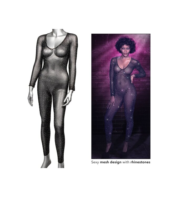 CalExotics Radiance Crotchless Full Body Suit