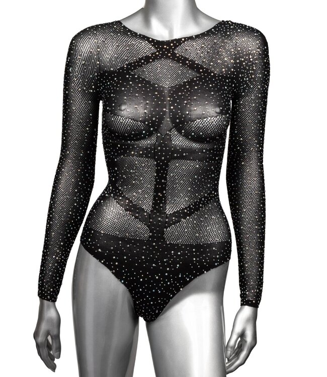 CalExotics Radiance Plus Size Long Sleeve Body Suit