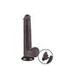 Rimba LoveToy - Aftrekbare dildo 22 cm (Ø 3,7 cm) - Zwart