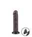 Rimba LoveToy - Aftrekbare dildo 20 cm (Ø 3,8 cm) - Zwart