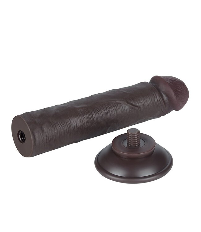 Rimba LoveToy - Aftrekbare dildo 20 cm (Ø 3,8 cm) - Zwart