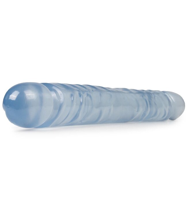 Doc Johnson Crystal Jellies Dubbel Dildo - Transparant