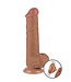Rimba LoveToy - Sliding Skin Dildo 20,8 cm (Ø 4 cm) - Bruin