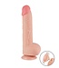 Rimba LoveToy - Glijdende Huid Dildo 24 cm (Ø 4.3 cm) - Nude