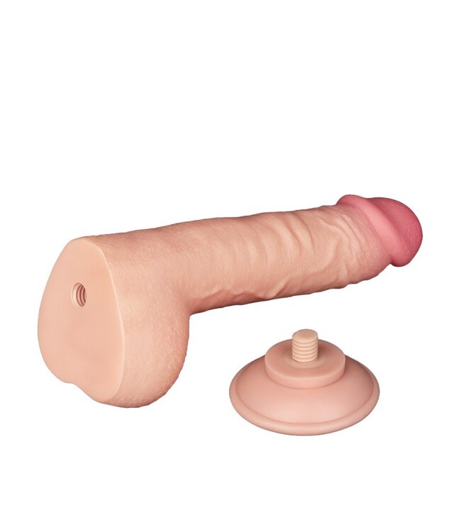 Rimba LoveToy - Glijdende Huid Dildo 24 cm (Ø 4.3 cm) - Nude